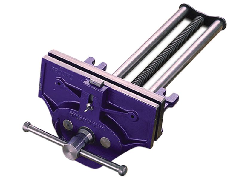 IRWIN Record T52-1/2ED Woodworking Vice 230mm (9in) – Quick Release Bench Vice with Adjustable Dog