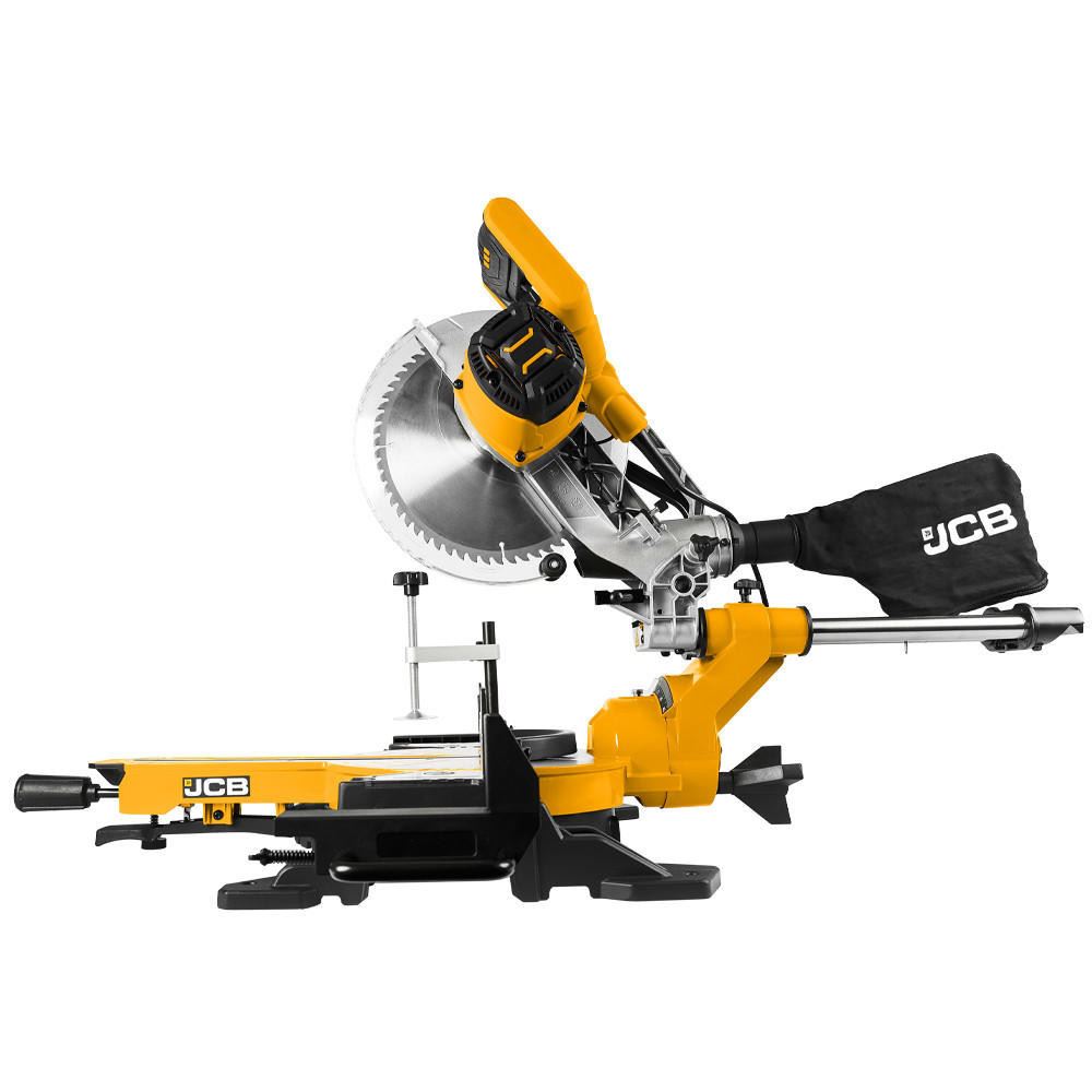 JCB 21-MS-254SB Mitre Saw 2000W 254mm 10in Blade 90mm Cut 230-240V Chop Saw Sliding Saw Woodworking Chop Saw