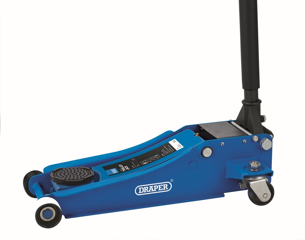 Draper 2T TROLLEY JACK 28497 28497 Low Profile Trolley Jack, 2 Tonne