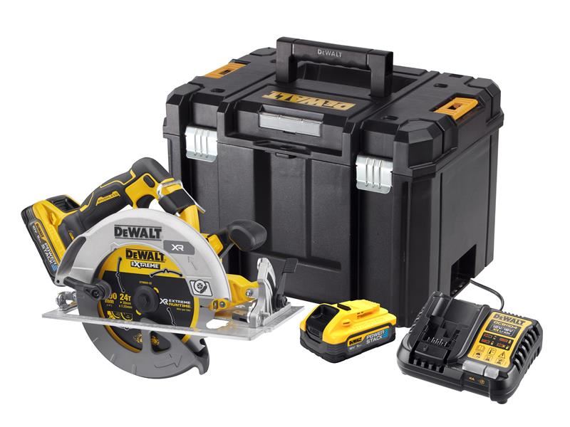 DeWalt DCS573H2T XR Advantage Circular Saw 190mm 18V 2 x 5.0Ah POWERSTACK Li-ion