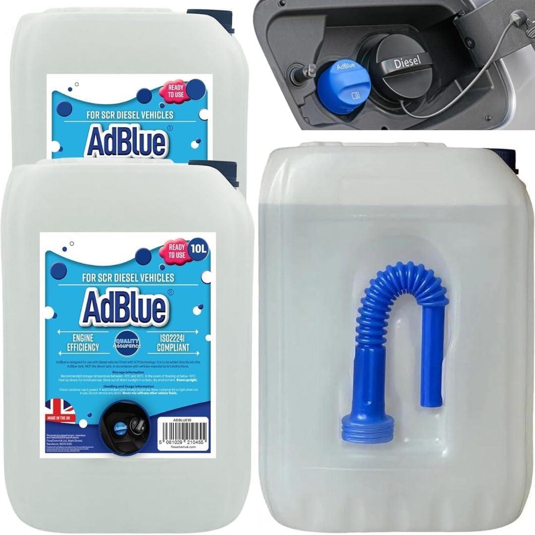Flowchem AdBlue 10 Litre Diesel Exhaust Fluid ISO 22241 Emissions