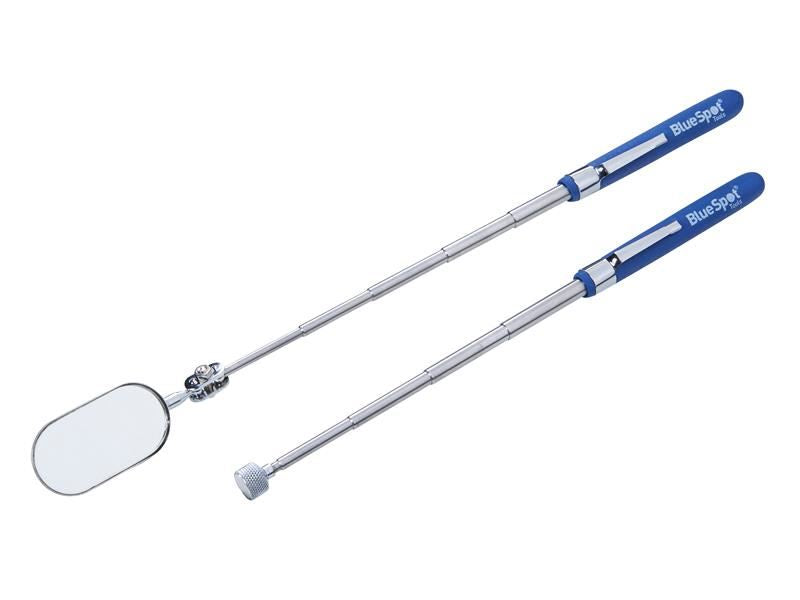 B/S Inspection Mirror and Pickup Tool Set, 2 Piece