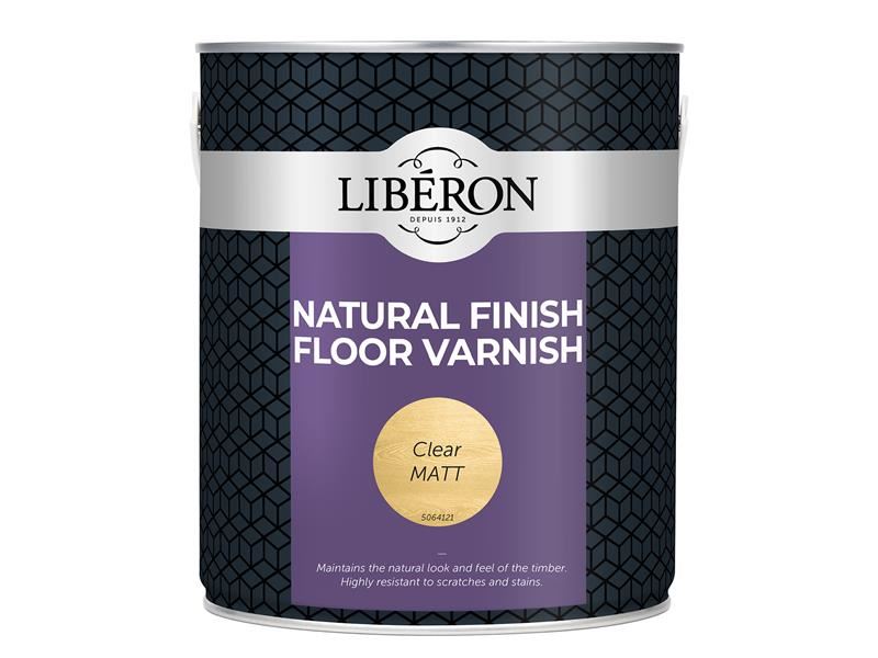 LIB Natural Finish Floor Varnish Clear Matt 2.5 litre