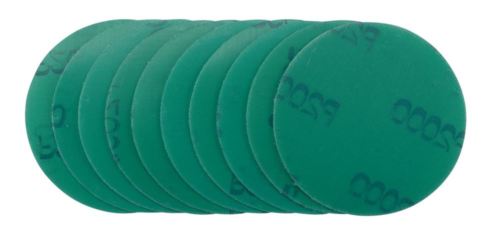 Draper 75MM WET/DRY SAND DISC 2000G 11952 11952 Wet or Dry Sanding Discs with hook and loop, 75mm (Pack of 10)