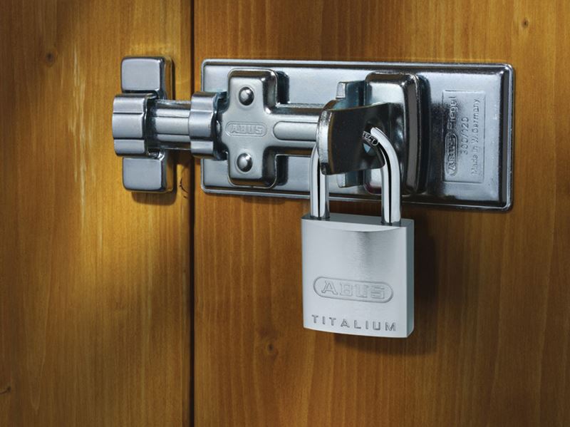ABUS 27778 86TI/45mm TITALIUM� Padlock Without Cylinder