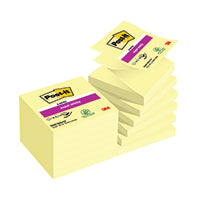 Post-it Z Canary 76x76mm 90 Sht Pk12