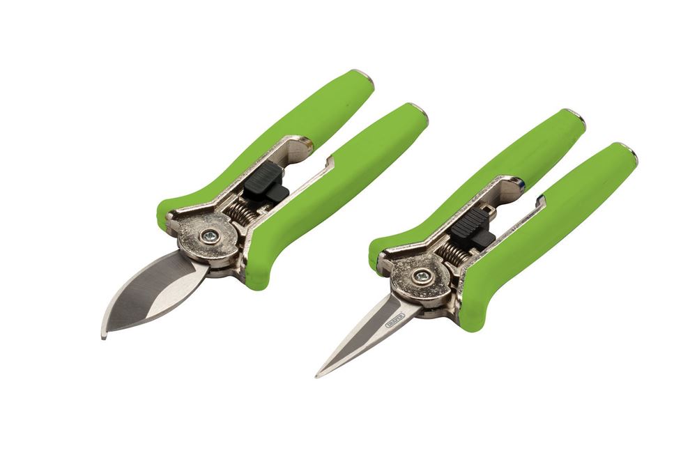 Draper 2PC STR/CURVD BYPASS PRUNERSET 08991 Bypass Pruning Shear Set, 150mm (2 Piece)