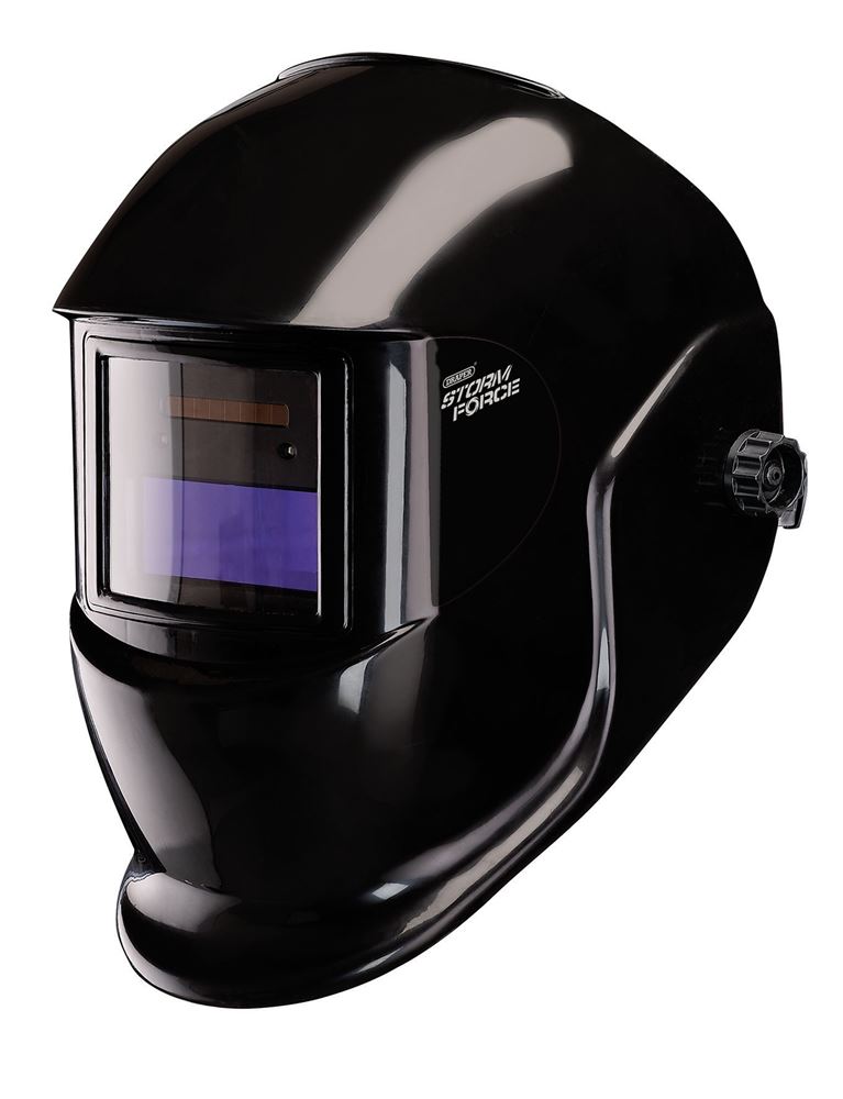 02517 Draper Storm Force Storm Force Fixed Shade Auto Darkening Welding Helmet, Shade Welding Accessories Professional Trade DIY Workshop Garage Use