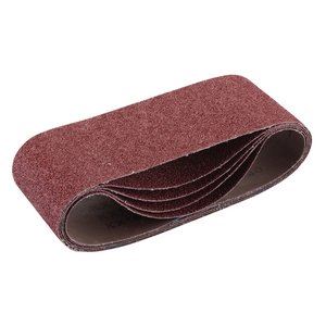 09247 Draper Cloth Sanding Belt, 100 x 610mm, 40 Grit (Pack of 5) SB100610 Sanding Belts Aluminium oxide Professional Trade DIY Workshop Garage Use