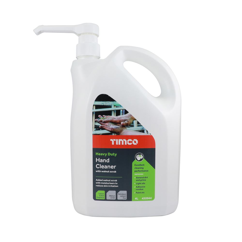 TIMCO HD Hand Cleaner w Pump 4L Pack 1