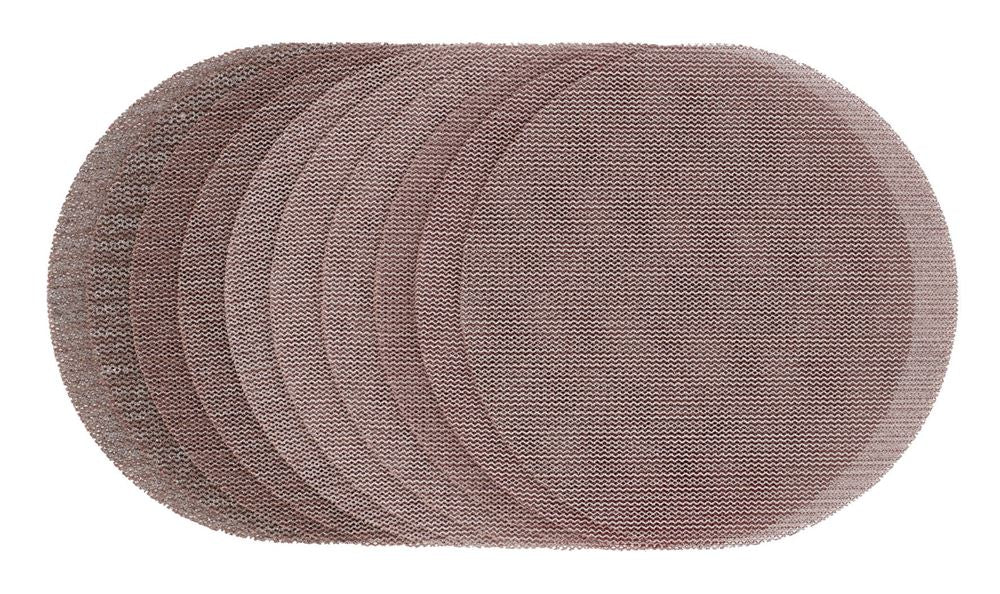 Draper 150MM MESH SANDING DISC ASSRT 62989 62989 Mesh Sanding Discs, 150mm (Pack of 10)