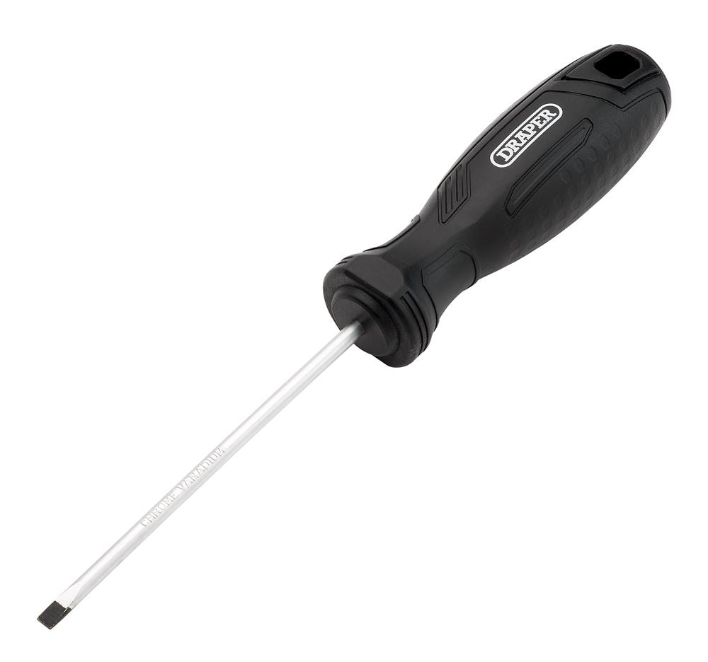 Draper SL4X100MM SLOTTED PARALLEL SCR Slotted Hard Grip Screwdrivers