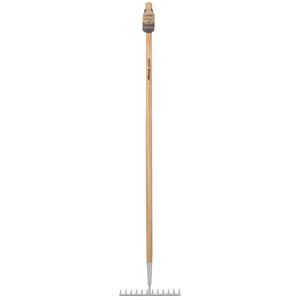 99015 Draper Heritage Heritage Stainless Steel Garden Rake with Ash Handle DGRG/L Garden Rakes Professional Trade DIY Workshop Garage Use
