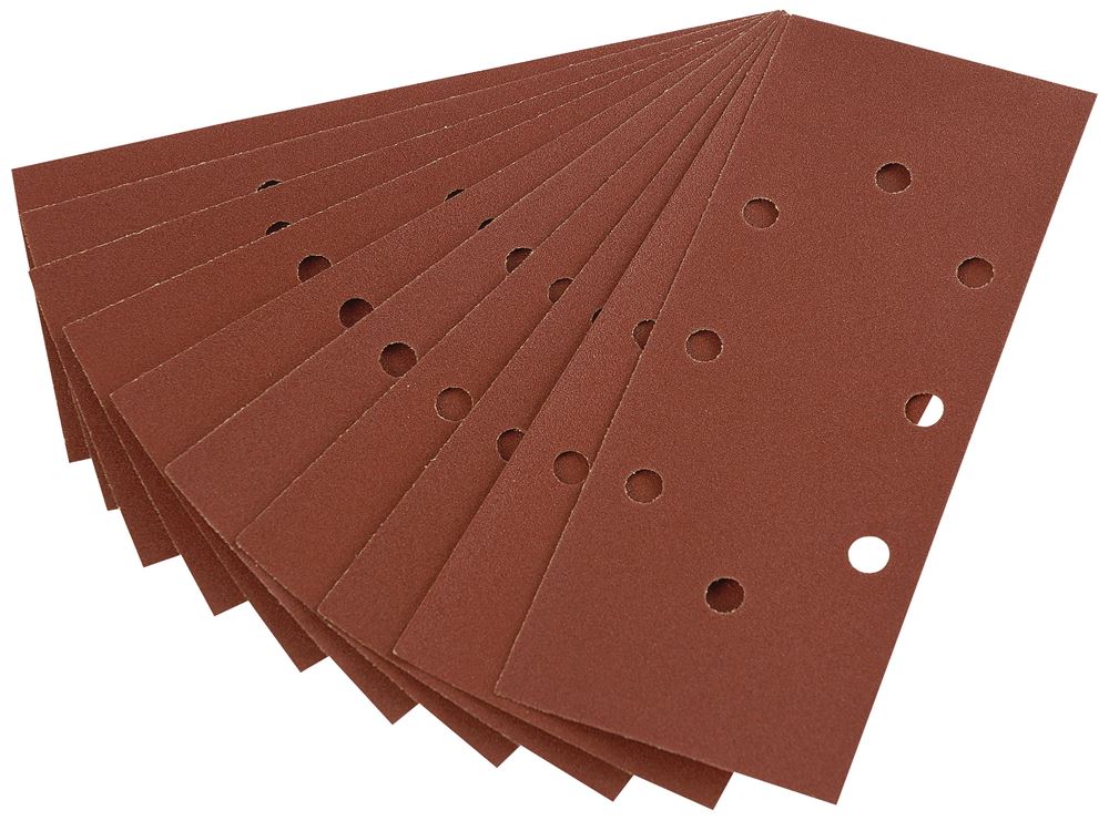 63633 Draper 232 x 92mm 120 Grit Aluminium Oxide Sanding Sheets for 63128 Random Orbit Professional Trade DIY Workshop Garage Use