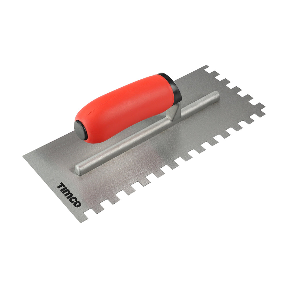 TIMCO Adhesive Trowel - Square Notch 10mm Pack 1