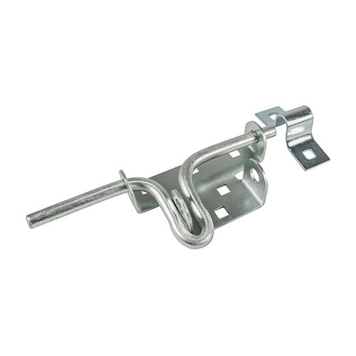 TIMCO Slide Action Padbolt Zinc 7 5/16" Silver Pack 1