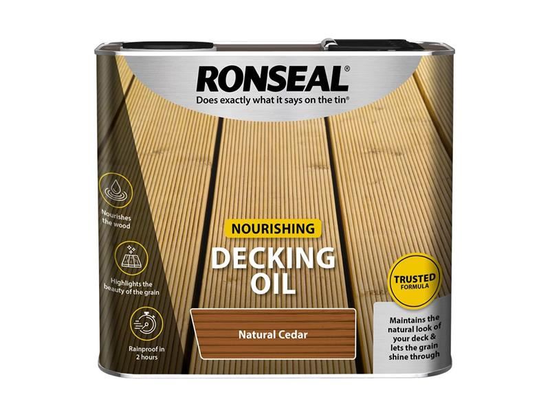 Ronseal 34771 Decking Oil Natural Cedar 2.5 litre