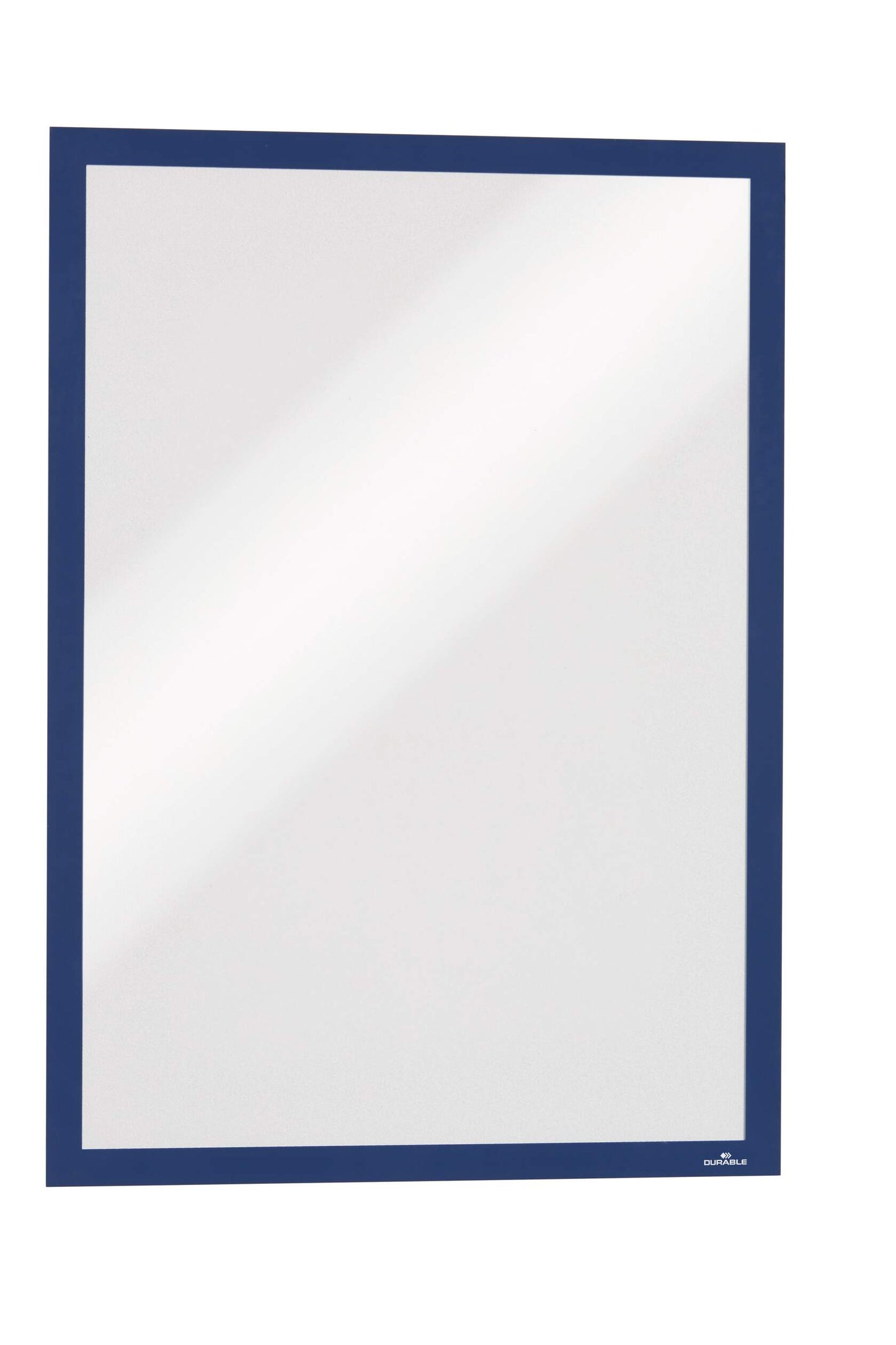 Durable DURAFRAME Magnetic Document Signage Frame for Metal | 5 Pack | A3 Blue