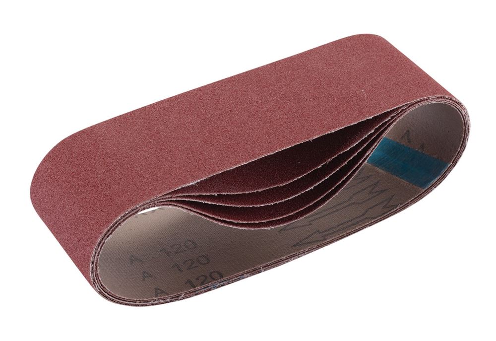 Draper DETAIL SANDING SHEET 120G 9241 09241 Cloth Sanding Belt, 75 x 533mm (Pack of 5)