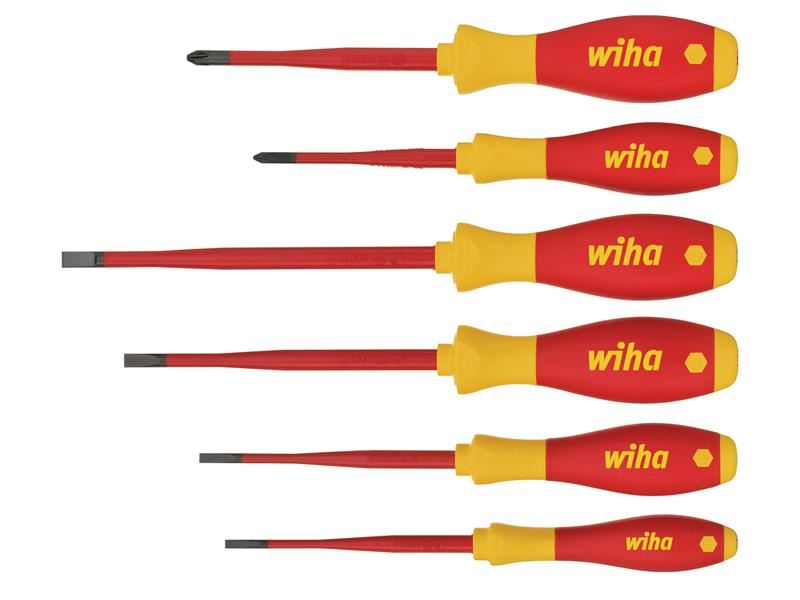 WHA SoftFinish electric slimFix SL/PH Screwdriver Set, 6 Piece