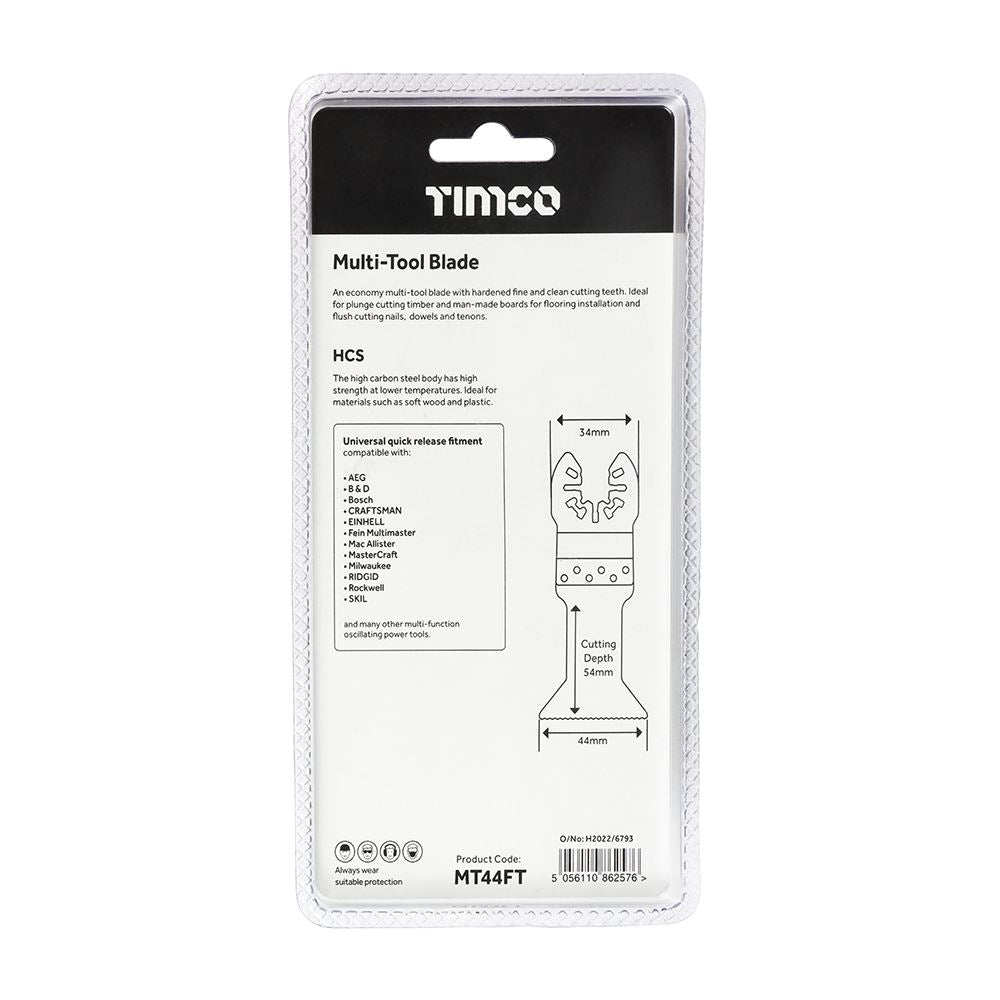 TIMCO MTool Blade Straight Fine 44mm Pack 1
