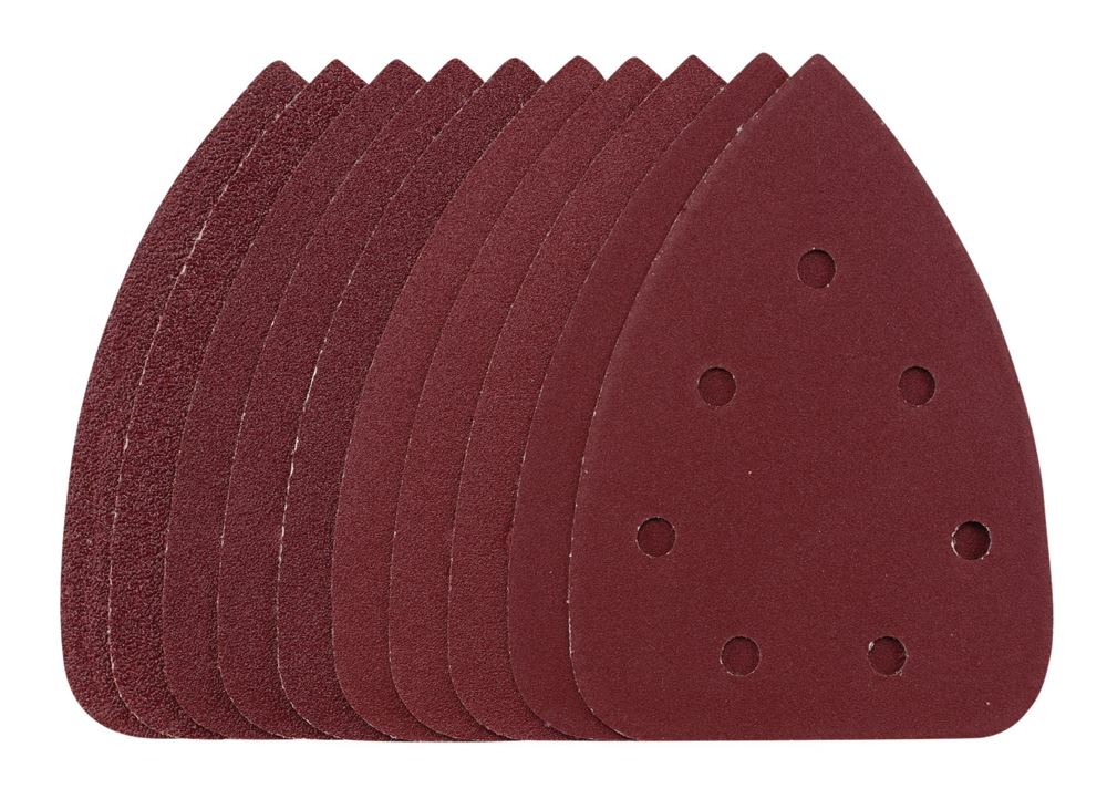 Draper DETAIL SANDING SHEET ASSRT 8626 08626 Detail Sanding Sheets with Hook and Loop, 140mm, SSD6 (Pack of 10)