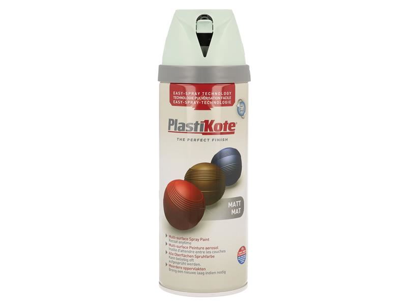 PlastiKote 440.0023113.076 Twist & Spray Matt Duck Egg Blue 400ml
