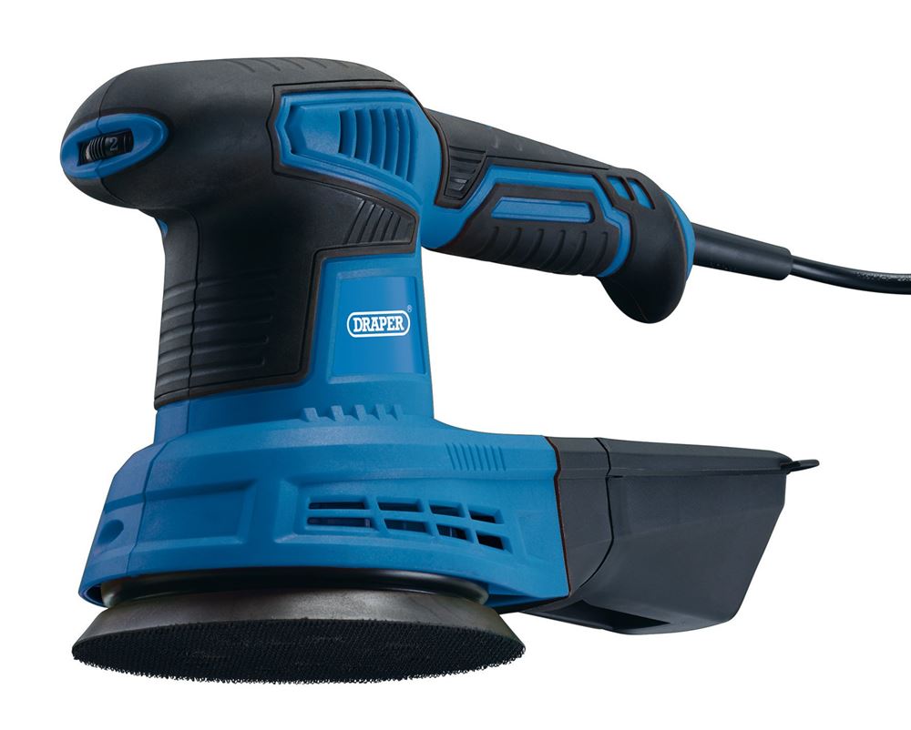 Draper 230V Random Orbit Sander, 125mm, 450W92624 92624 230V Random Orbit Sander, 125mm, 450W