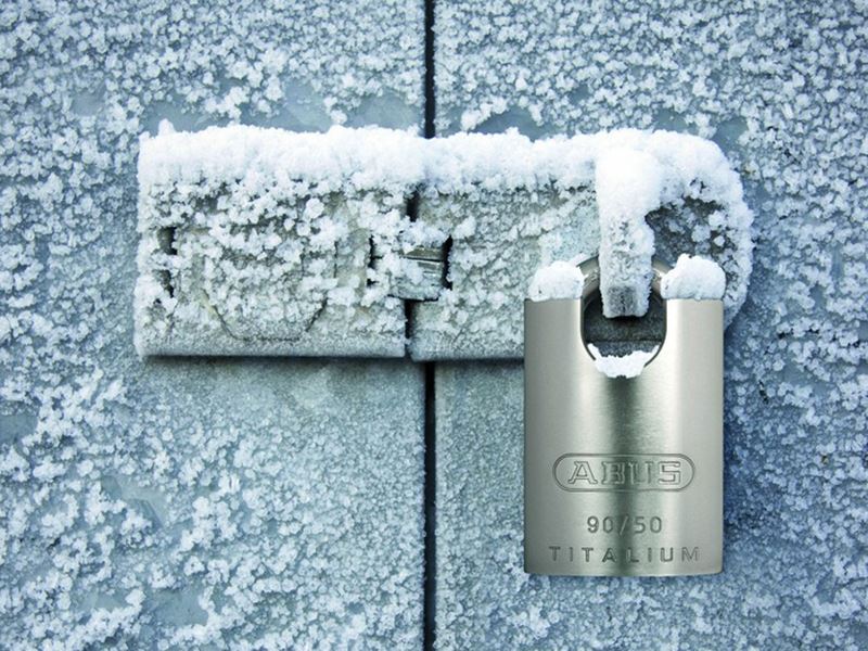 ABUS 56991 90RK/50mm TITALIUM™ Padlock Closed Shackle Keyed Alike 2745