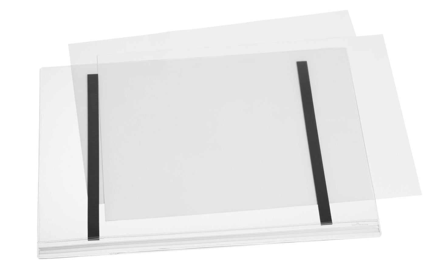 Durable Water Resistant UV Anti-Reflective Magnetic Pockets | 5 Pack | A3 Clear