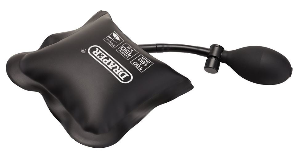 Draper INFLATABLE AIR WEDGE 160X160MM 08972 Inflatable Air Wedge, 160 x 160mm, 150kg Max. Load