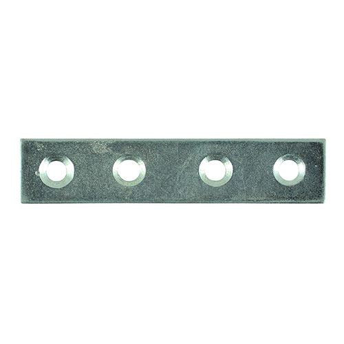 TIMCO Mending Plate - BZP 75 x 16 Silver Pack 4