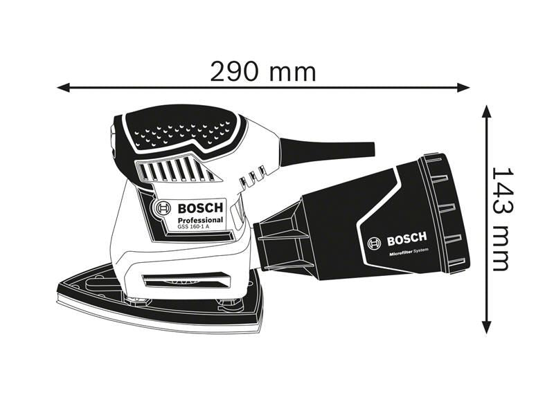 BSH GSS 160 Multi Professional Orbital Sander 180W 240V