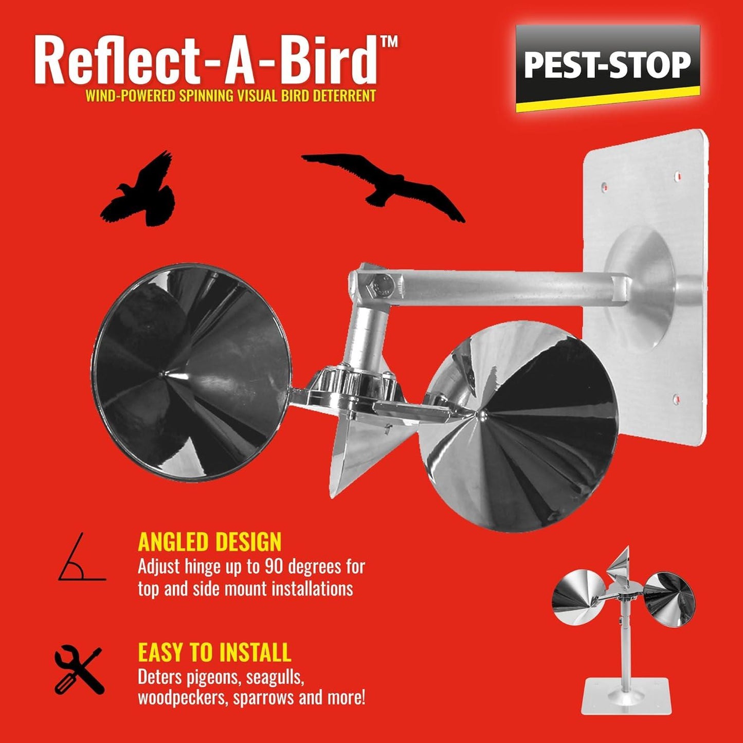 Pest Stop Reflect-A-Bird - Reflective Bird Deterrent