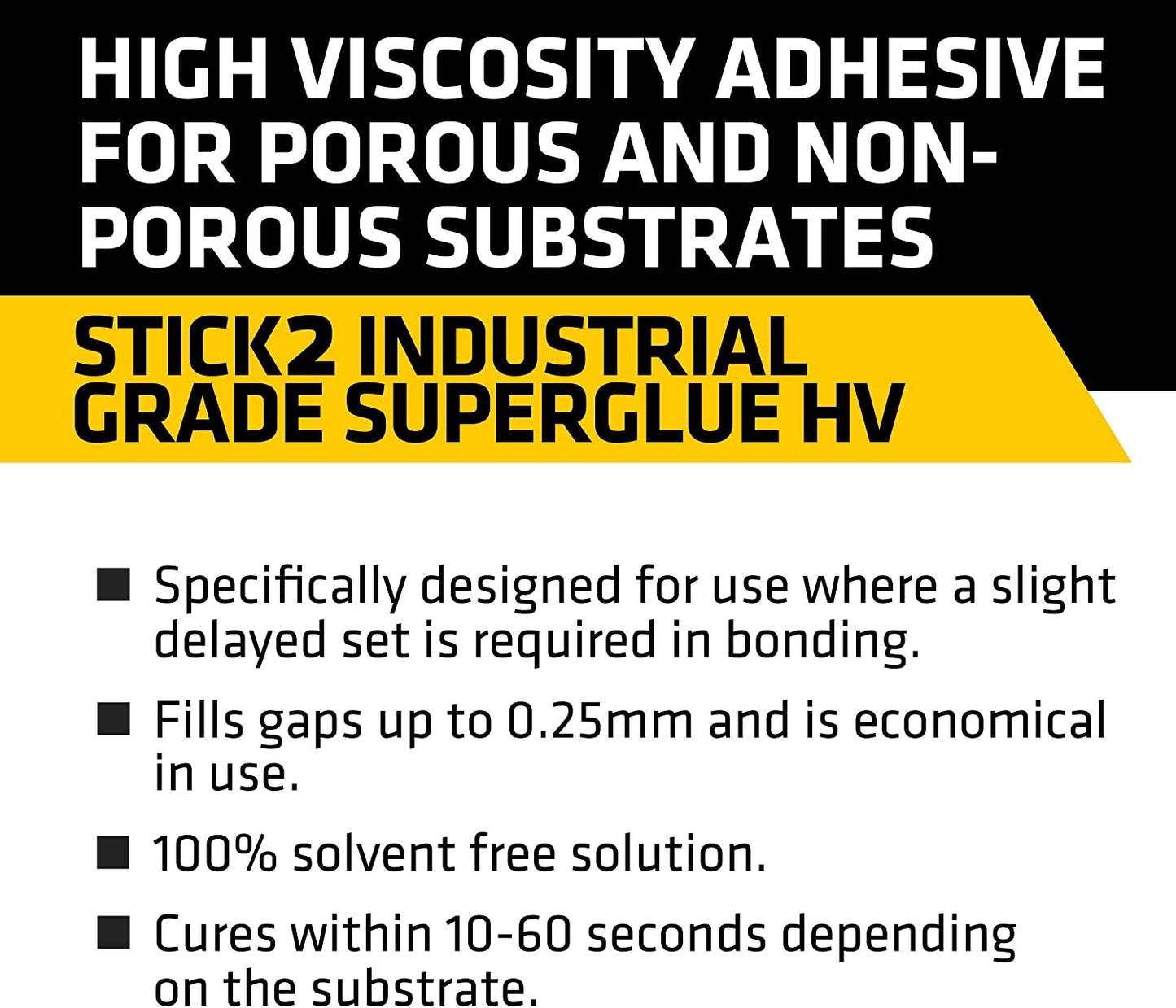 20g Everbuild Industrial Grade High Viscosity HV SuperGlue Super glue Adhesive