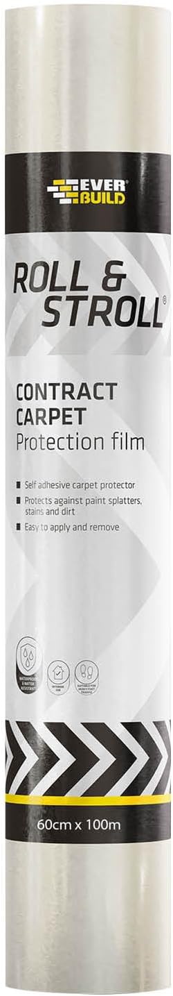 Everbuild Roll And Stroll Contract Carpet Protector Self Adhesive 600m everbuild-roll-and-stroll-contract-carpet-protector-self-adhesive-600m