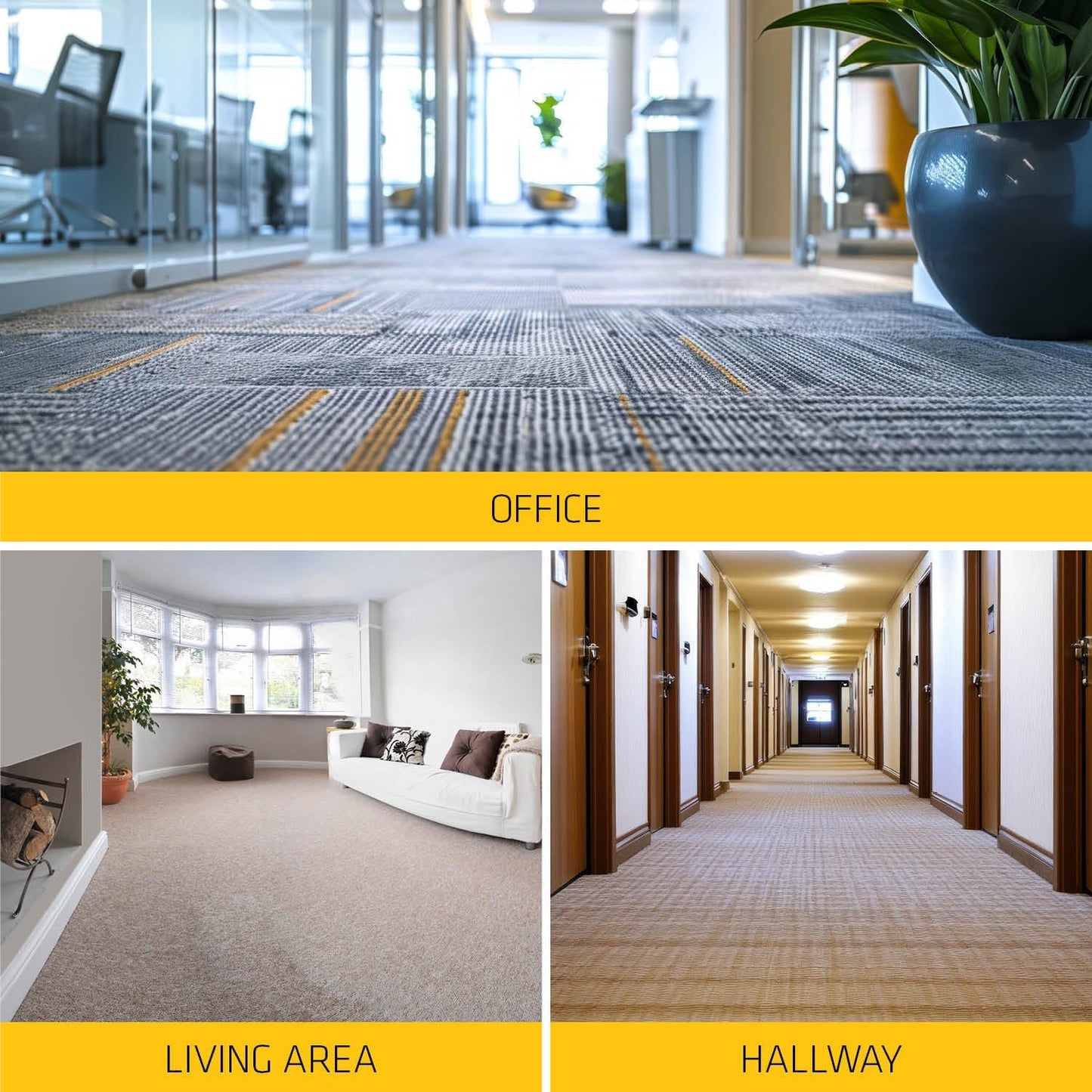 Everbuild Roll and Stroll Contract Carpet Protector Self Adhesive 600mm x 100m