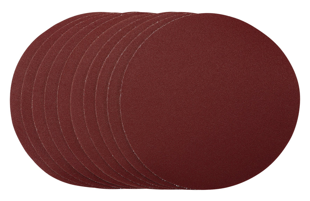 Draper 180MM SANDING DISC 120G 56180 56180 Sanding Discs, 180mm, Hook & Loop (Pack of 10)