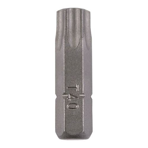 TIMCO TX Drive Driver Bit - S2 Grey TX40 x 25 Grey Pack 10
