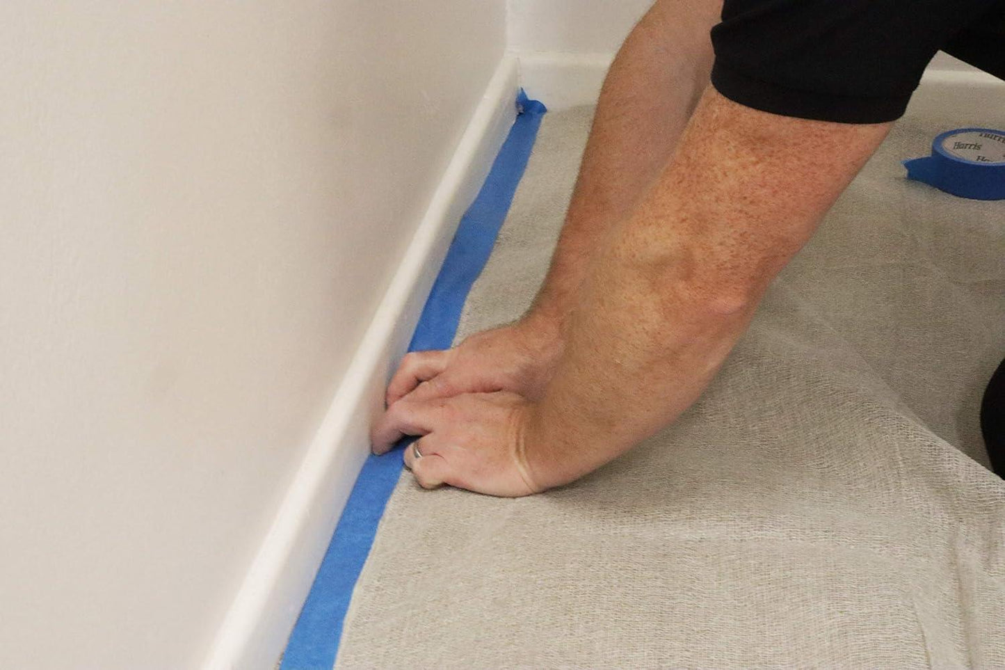 Harris Seriously Good Cotton Rich Dust Sheet Floor Protection 12ft x 9ft | Decorating Tools, Paint Brushes, Rollers & Accessories