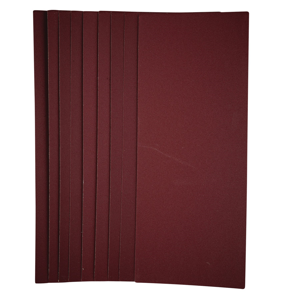 Draper SANDING SHEET 115X280MM 240G 57372 57372 1/2 Sanding Sheets, 115 x 280mm (Pack of 10)