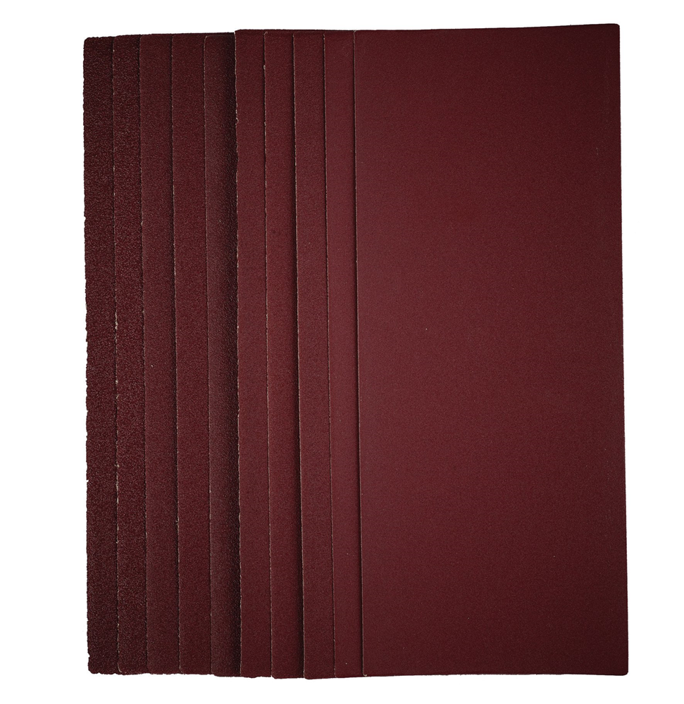 Draper SANDING SHEET 115X280MM ASSRT 57373 57373 1/2 Sanding Sheets, 115 x 280mm (Pack of 10)