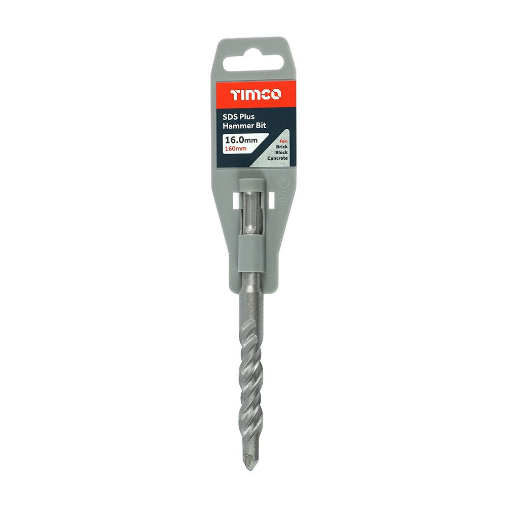 TIMCO SDS Plus Hammer Bit 16.0 x 160 Pack 1