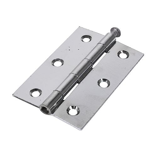 TIMCO Butt Hinge Loose Pin P/Chrome 90 x 60 Pack 2