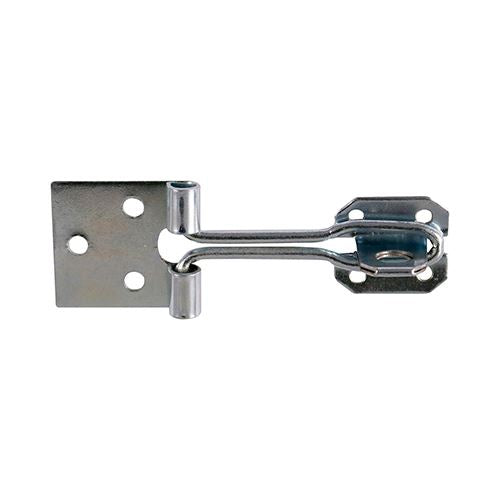 TIMCO Wire Pattern Hasp-Staple Zinc 3" Silver Pack 1