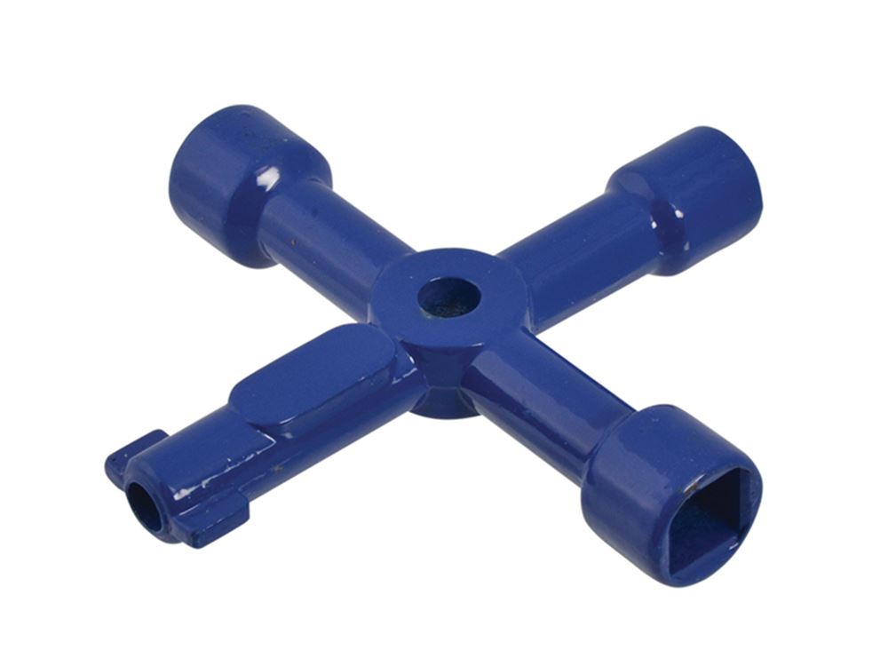 Faithfull FAISUKEY 4-Way Services Utility Meter Key |