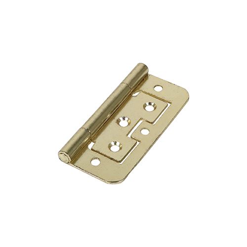 TIMCO Flush Hinge E/Brass 75 x 51 Pack 2