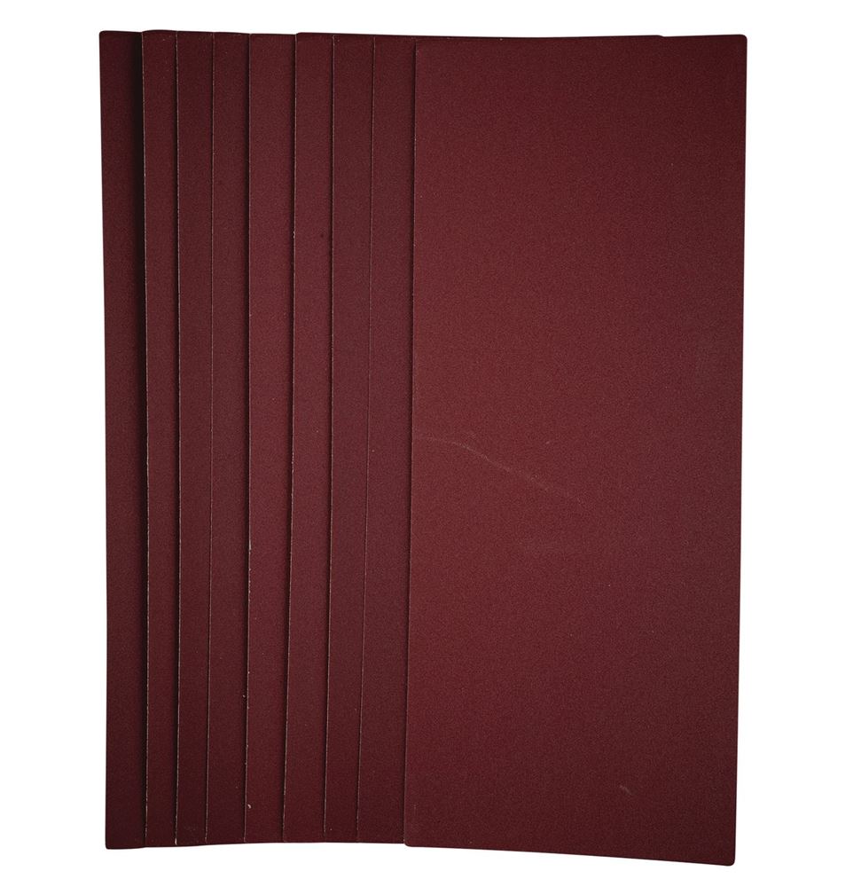 Draper SANDING SHEET 115X280MM 240G 57372 57372 1/2 Sanding Sheets, 115 x 280mm (Pack of 10)