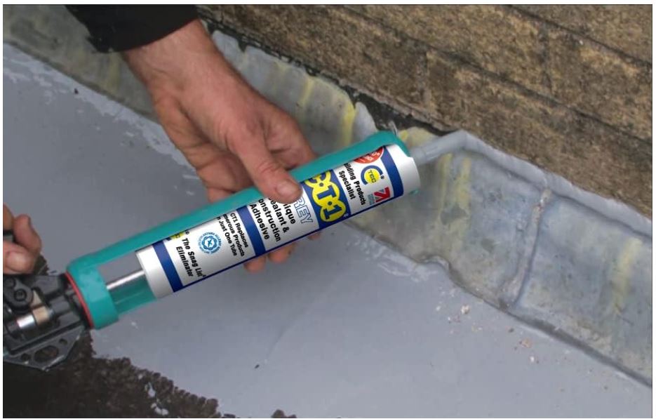 CT1 Grey TRIBRID Multi-Purpose Sealant & Adhesive 290ml Waterproof Flexible Pack of 12 Construction Marine Waterproof Bonding