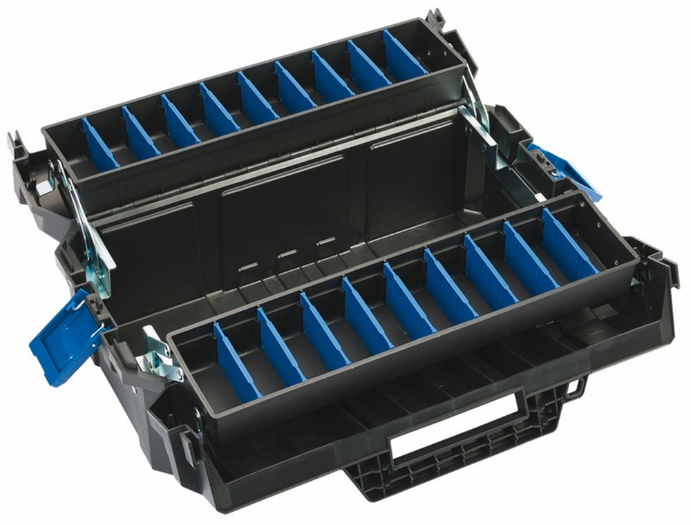Draper PLAS.CANTILEVER TOOL BOX 18 14709 Plastic Cantilever Toolbox, 454mm